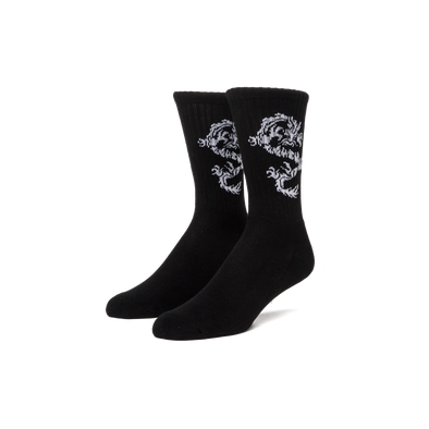 HUF Twin Dragon Crew Sock Black