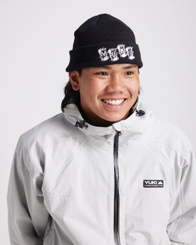 Yuki Threads Warped Beanie Black