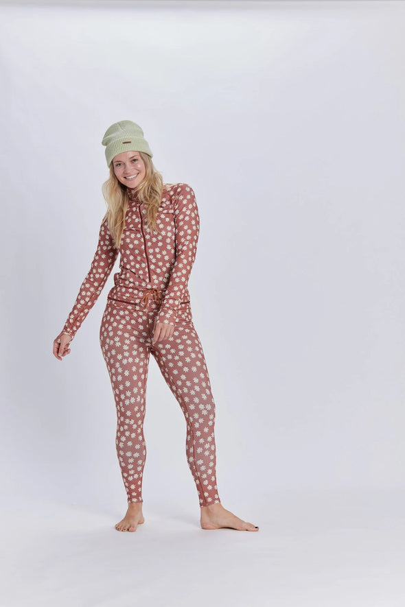 Airblaster Women's Hoodless Ninja Suit Rust Daisy