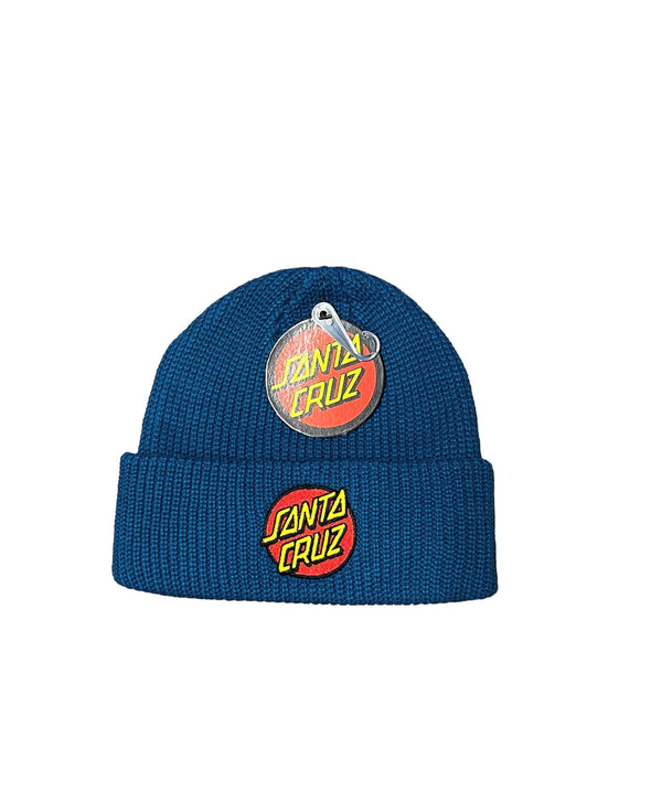 Santa Cruz Classic Dot Patch Beanie Teal