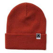 Brixton Harbor Beta Watch Cap Beanie Burnt Red