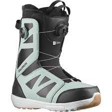 Salomon Men's Launch Double BOA Snowboard Boots Blue/Black