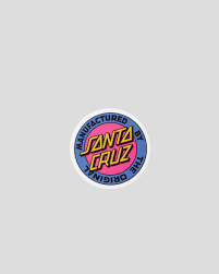 Santa Cruz MFG Retro Pink Dot Sticker