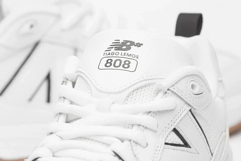 New Balance Numeric 808 Tiago Lemos Skate Shoe White/Gum