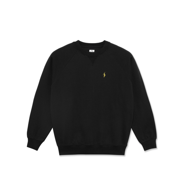 Polar Skate Co. Default Crewneck No comply Black