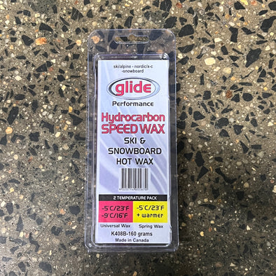 Glide Wax 2 Temperature Pack - 160g Red/Yellow