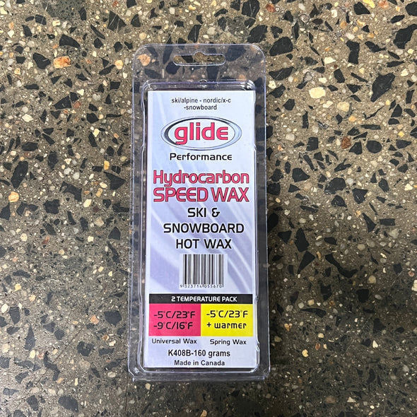 Glide Wax 2 Temperature Pack - 160g Red/Yellow