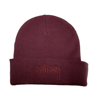 Stussy Tonal Stock Cuff Beanie Bur