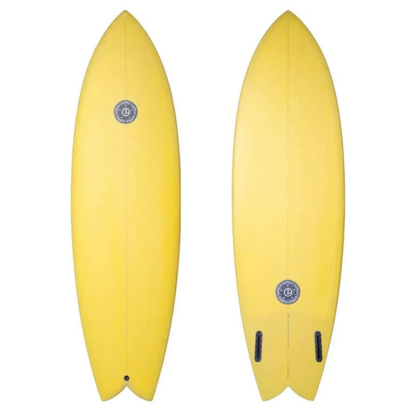 Elemnt Twin Fish 6’0 Neon Yellow Surfboard