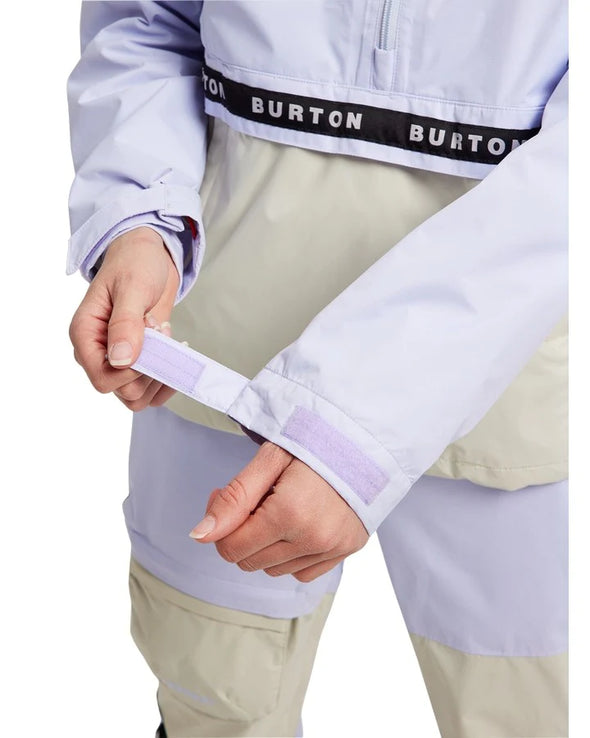 Burton Melter Anorak Jacket Opal/Silver Green