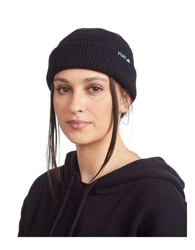 Yuki Threads Rep Beanie Black