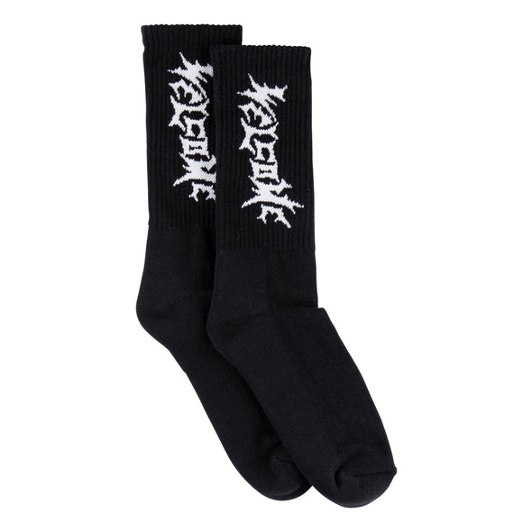 Welcome Vampire Socks Black