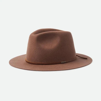 Brixton Wesley Fedora Dark Tan