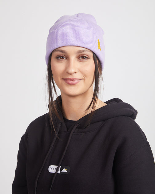 Yuki Threads Bird Beanie Purple Haze