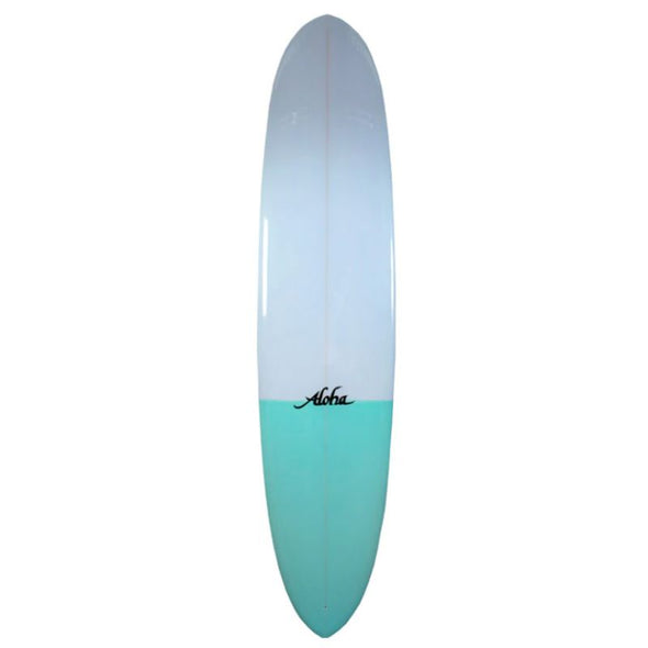 Aloha Pintail Nose Rider Longboard 9'1 Aqua