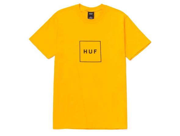 HUF Essentials Box Logo Tee Gold