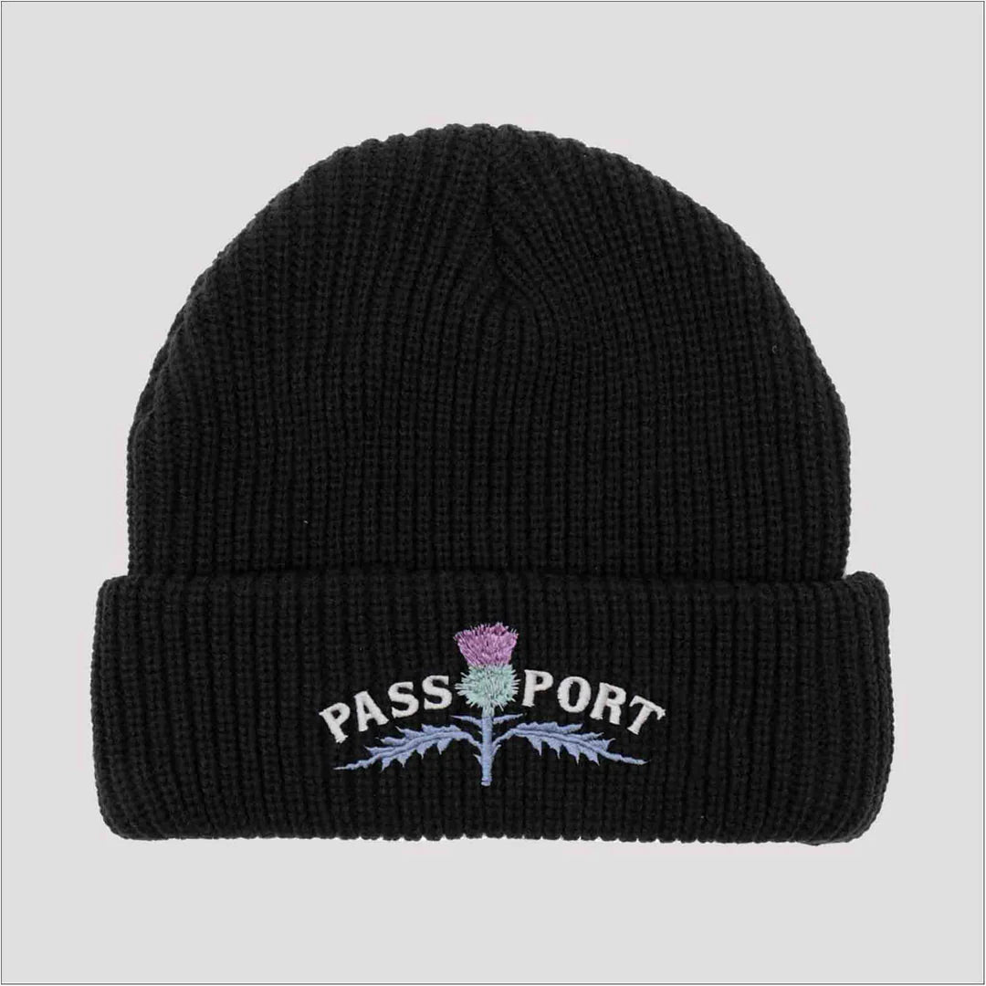 PASS~PORT Thistle Beanie Black