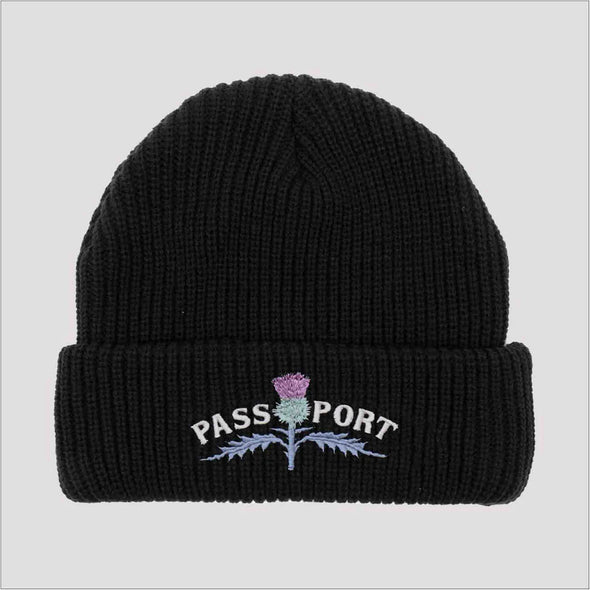 PASS~PORT Thistle Beanie Black