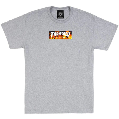 Thrasher Blaze Tee Sport Grey