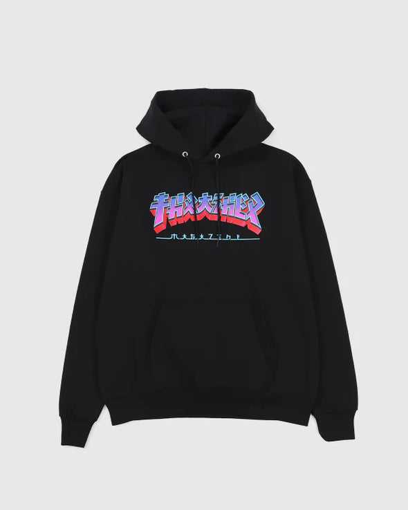 Thrasher Godzilla Burst Hood Black