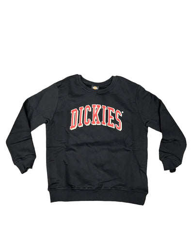 Dickies Longview Crew Neck Sweater Black/Red