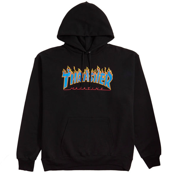 Thrasher Skate Mag Hood Black/Blue