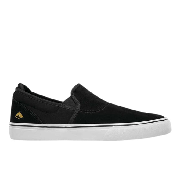 Emerica Wino G6 Youth Slip On Black Skate Shoes