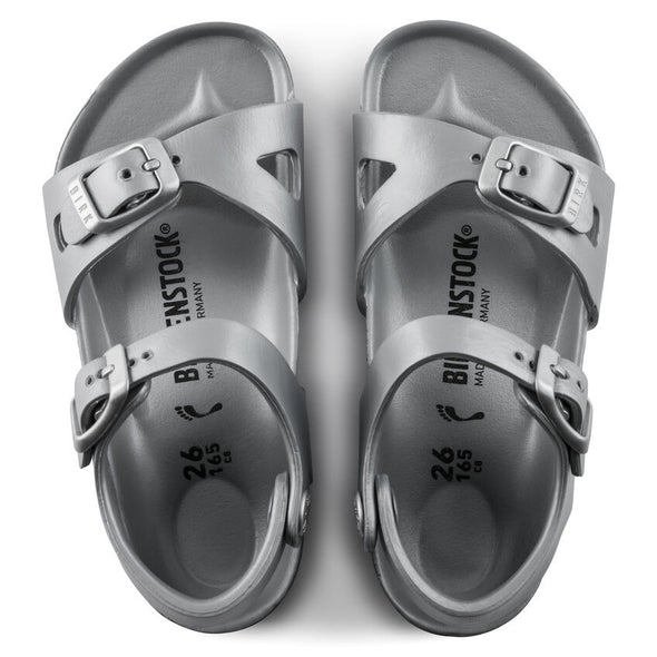 Birkenstock Rio Kids EVA Silver Sandals