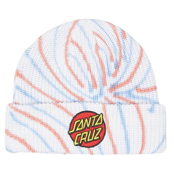 Santa Cruz Classic Dot Patch Tie Dye Beanie