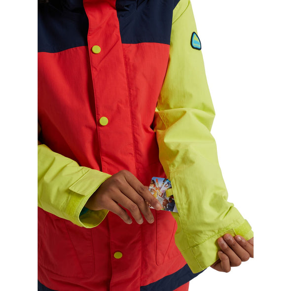 Burton Elstar Parka Jacket Hibiscus Pink & Limeade 2021