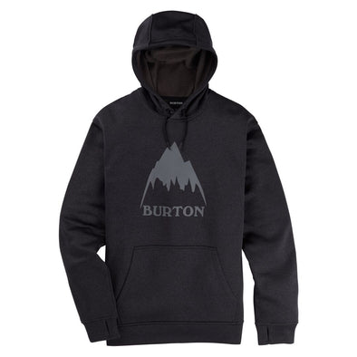 Burton Oak Hoodie True Black Heather 2022