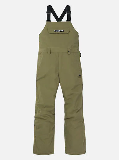 Burton Kids' Skylar Bib Pants Martini Olive 2023