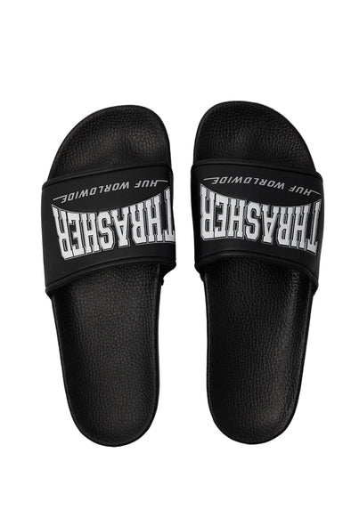 HUF X Thrasher Slide Black