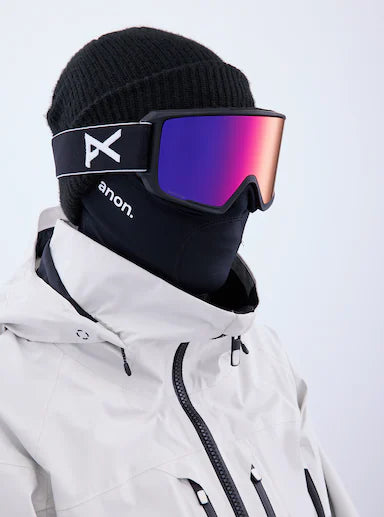 Anon M3 Black Perceive Sunny Red + Cloudy Burst Goggles
