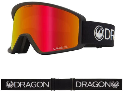 Dragon DXT OTG Black + Red Ion Snow Goggles