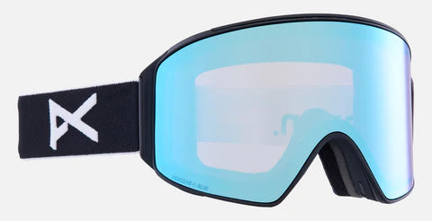 Anon M4 Cylindrical Black Perceive Variable Blue / Cloudy Pink Goggles + Bonus Lens + MFI Face Mask