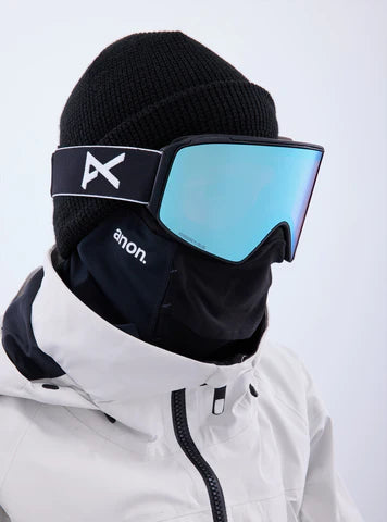 Anon M4 Cylindrical Black Perceive Variable Blue / Cloudy Pink Goggles + Bonus Lens + MFI Face Mask