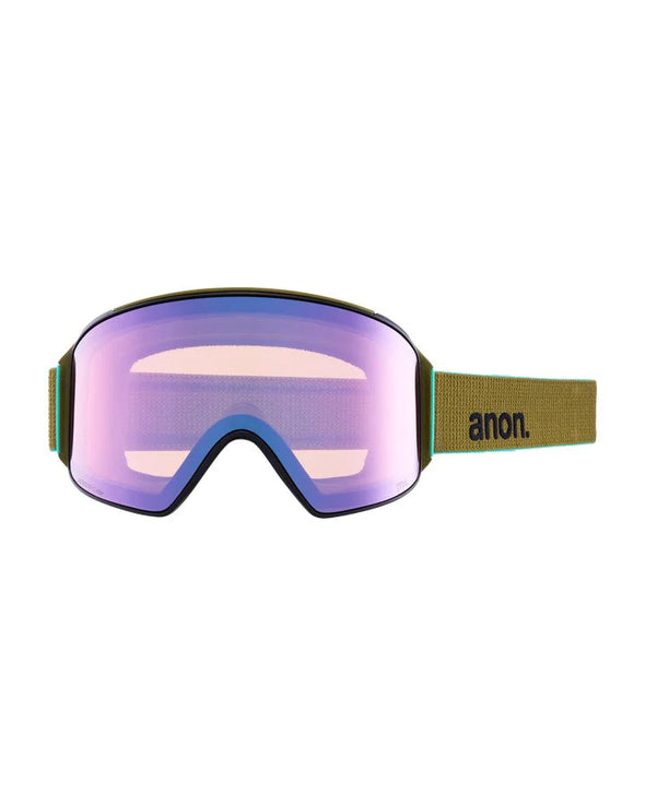 Anon M4 Cylindrical Green Perceive Variable Green / Cloudy Pink Goggle 2023