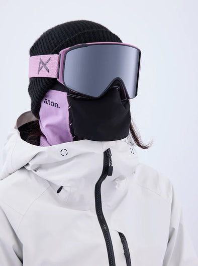 Anon M4.S Cylindrical Purple Percieve Sunny Onyx + Variable Violet Goggles