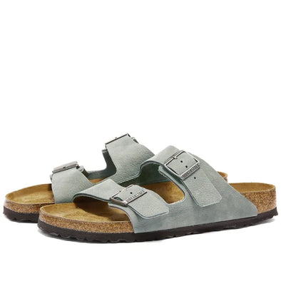 Birkenstock Arizona Whale Grey Nubuck Leather