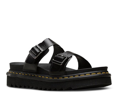 Dr. Martens Myles Black Brando Slide Sandal