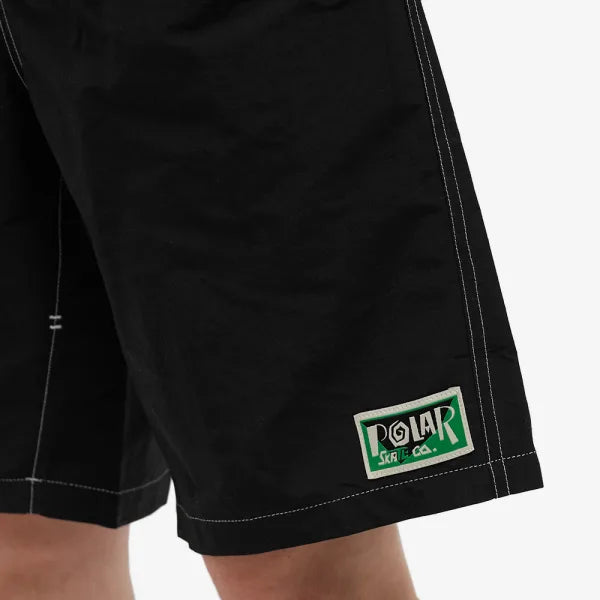 Polar Skate Co Spiral Swim Short Black