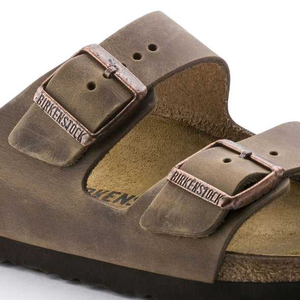 Birkenstock Arizona Tabacco Brown Oiled Leather Sandals