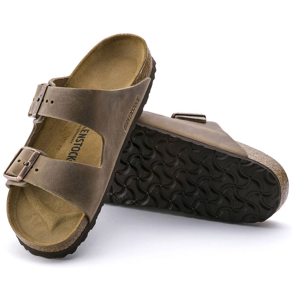 Birkenstock Arizona Tabacco Brown Oiled Leather Sandals