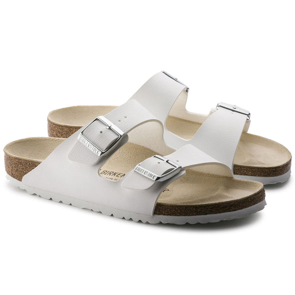 Birkenstock Arizona White Birko-Flor Sandals