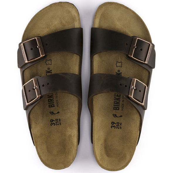 Birkenstock Arizona Habana Oiled Leather Sandals