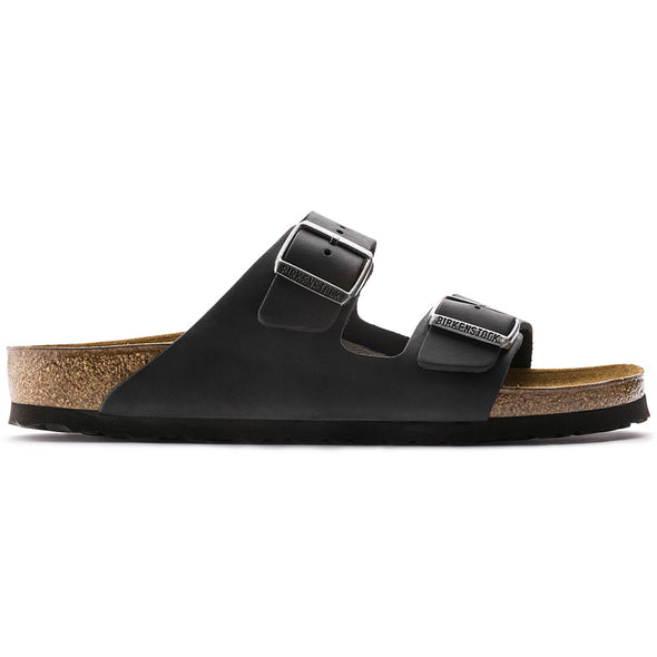 Birkenstock Arizona Black Oiled Leather Sandals