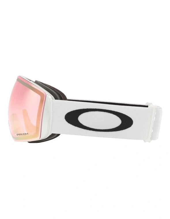 Oakley Flight Deck Prizm Matte White Goggles High Pink