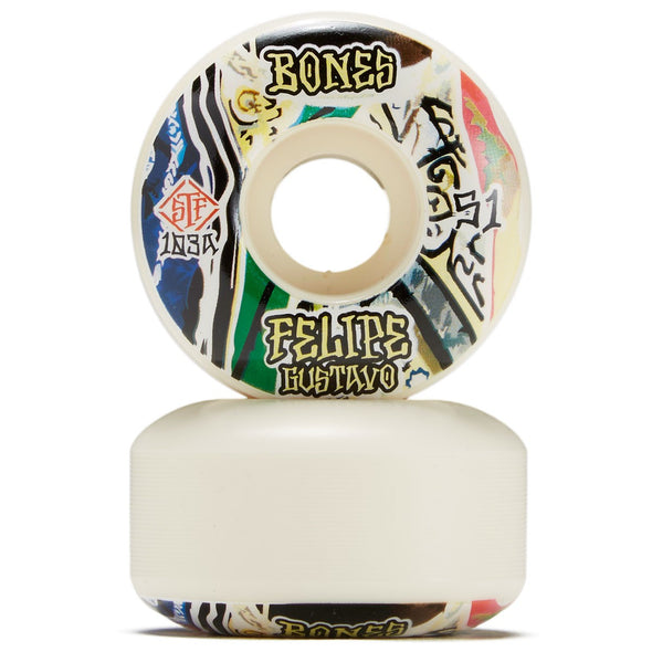 Bones Pro STF Gustavo Bed-Stuy V1 Standard 103A Skate Wheels