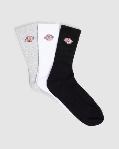 Dickies Mens Rockwood Mono 3 Pack Crew Socks